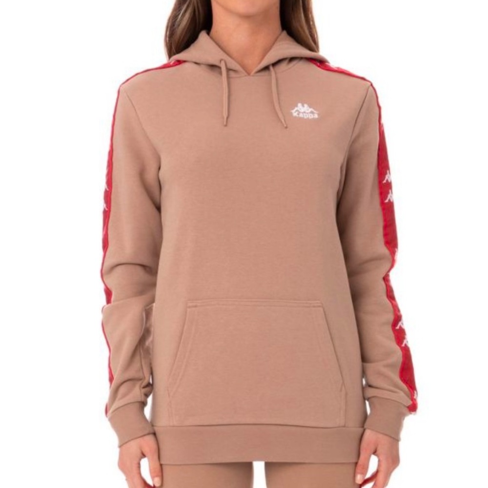 Kappa Banda Bundaberg Brown/Red/White Logo Hoodie Women’s L